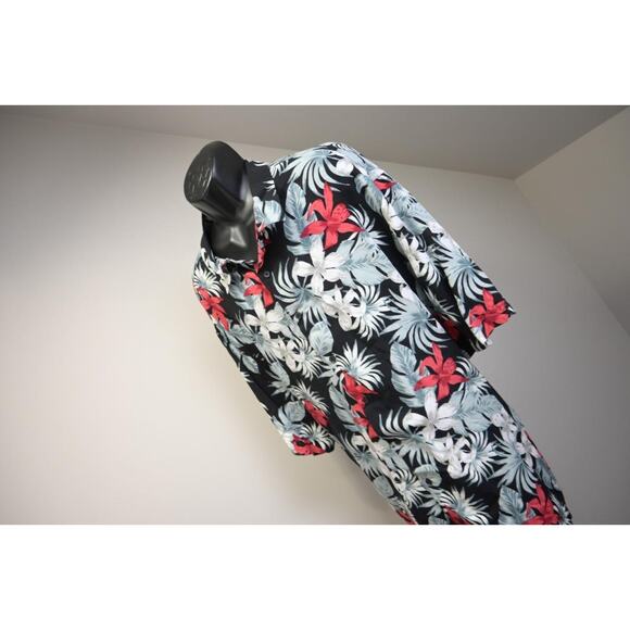 Cubavera Hawaiian Button Up Camp Shirt Floral 100% Viscose Relaxed Mens Sz 4XL - Picture 2 of 7
